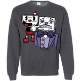 Sweatshirts Dark Heather / S Dangerous Finger Crewneck Sweatshirt