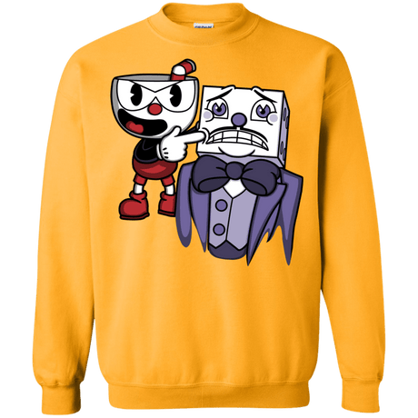 Sweatshirts Gold / S Dangerous Finger Crewneck Sweatshirt