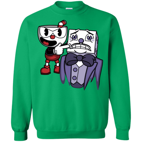 Sweatshirts Irish Green / S Dangerous Finger Crewneck Sweatshirt