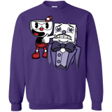 Sweatshirts Purple / S Dangerous Finger Crewneck Sweatshirt