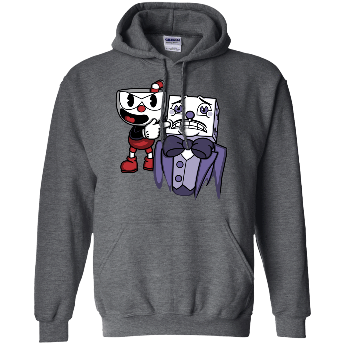 Sweatshirts Dark Heather / S Dangerous Finger Pullover Hoodie