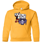 Sweatshirts Gold / YS Dangerous Finger Youth Hoodie