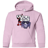 Sweatshirts Light Pink / YS Dangerous Finger Youth Hoodie