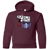 Sweatshirts Maroon / YS Dangerous Finger Youth Hoodie