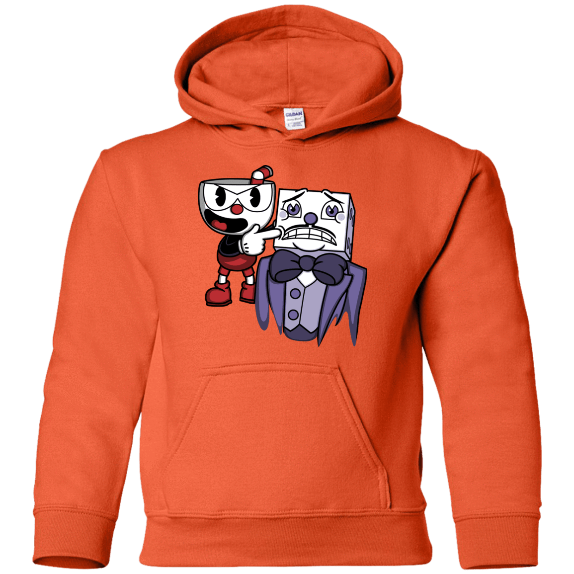 Sweatshirts Orange / YS Dangerous Finger Youth Hoodie