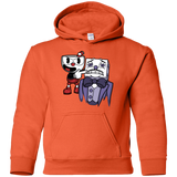 Sweatshirts Orange / YS Dangerous Finger Youth Hoodie