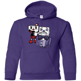Sweatshirts Purple / YS Dangerous Finger Youth Hoodie