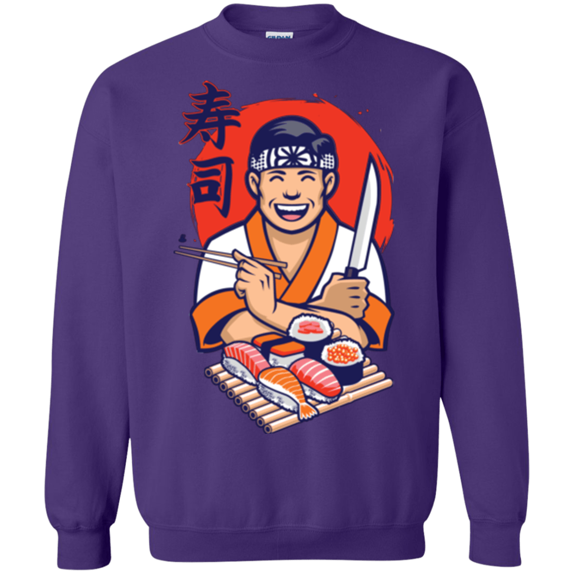 Sweatshirts Purple / S DANIEL SAN SUSHI Crewneck Sweatshirt