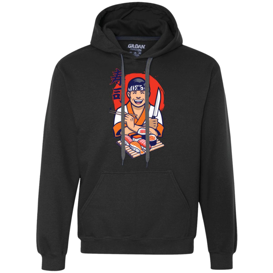 Sweatshirts Black / S DANIEL SAN SUSHI Premium Fleece Hoodie