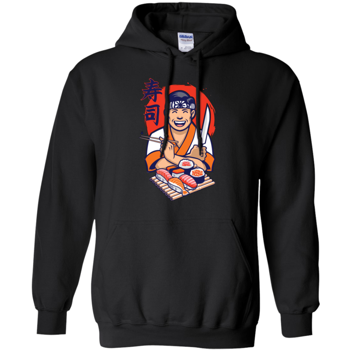Sweatshirts Black / S DANIEL SAN SUSHI Pullover Hoodie