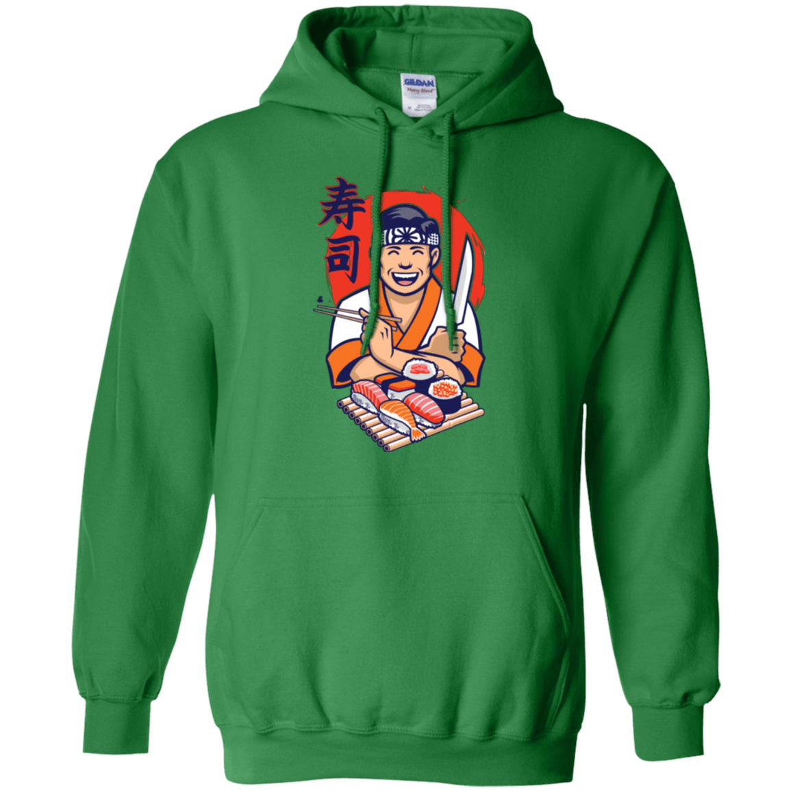 Sweatshirts Irish Green / S DANIEL SAN SUSHI Pullover Hoodie