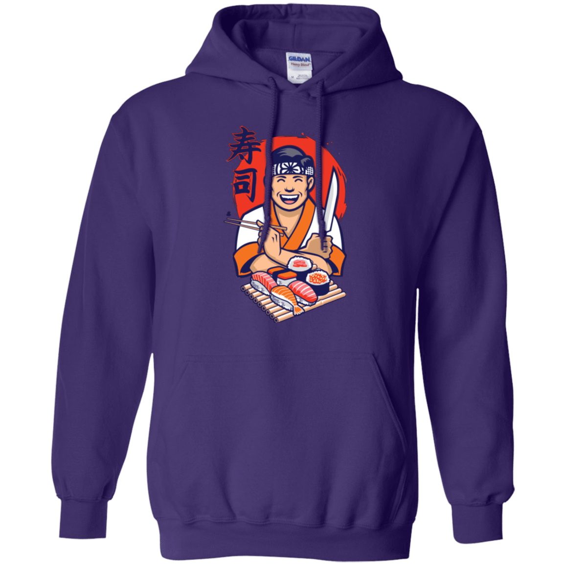 Sweatshirts Purple / S DANIEL SAN SUSHI Pullover Hoodie