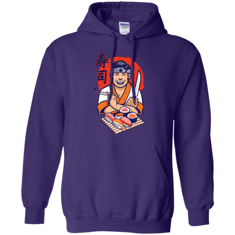 Sweatshirts Purple / S DANIEL SAN SUSHI Pullover Hoodie
