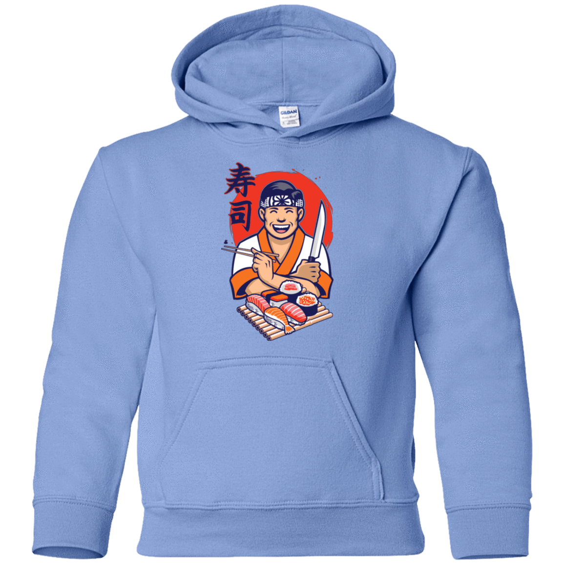 Sweatshirts Carolina Blue / YS DANIEL SAN SUSHI Youth Hoodie