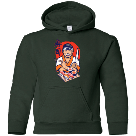 Sweatshirts Forest Green / YS DANIEL SAN SUSHI Youth Hoodie