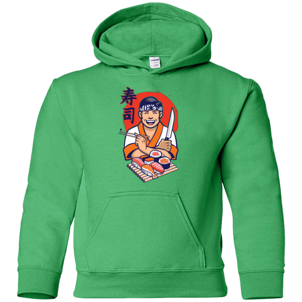 Sweatshirts Irish Green / YS DANIEL SAN SUSHI Youth Hoodie
