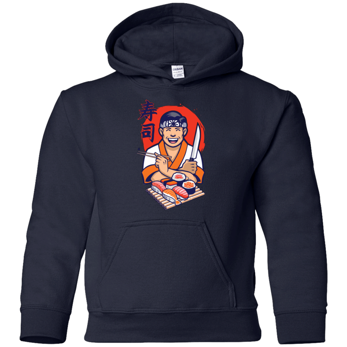 Sweatshirts Navy / YS DANIEL SAN SUSHI Youth Hoodie