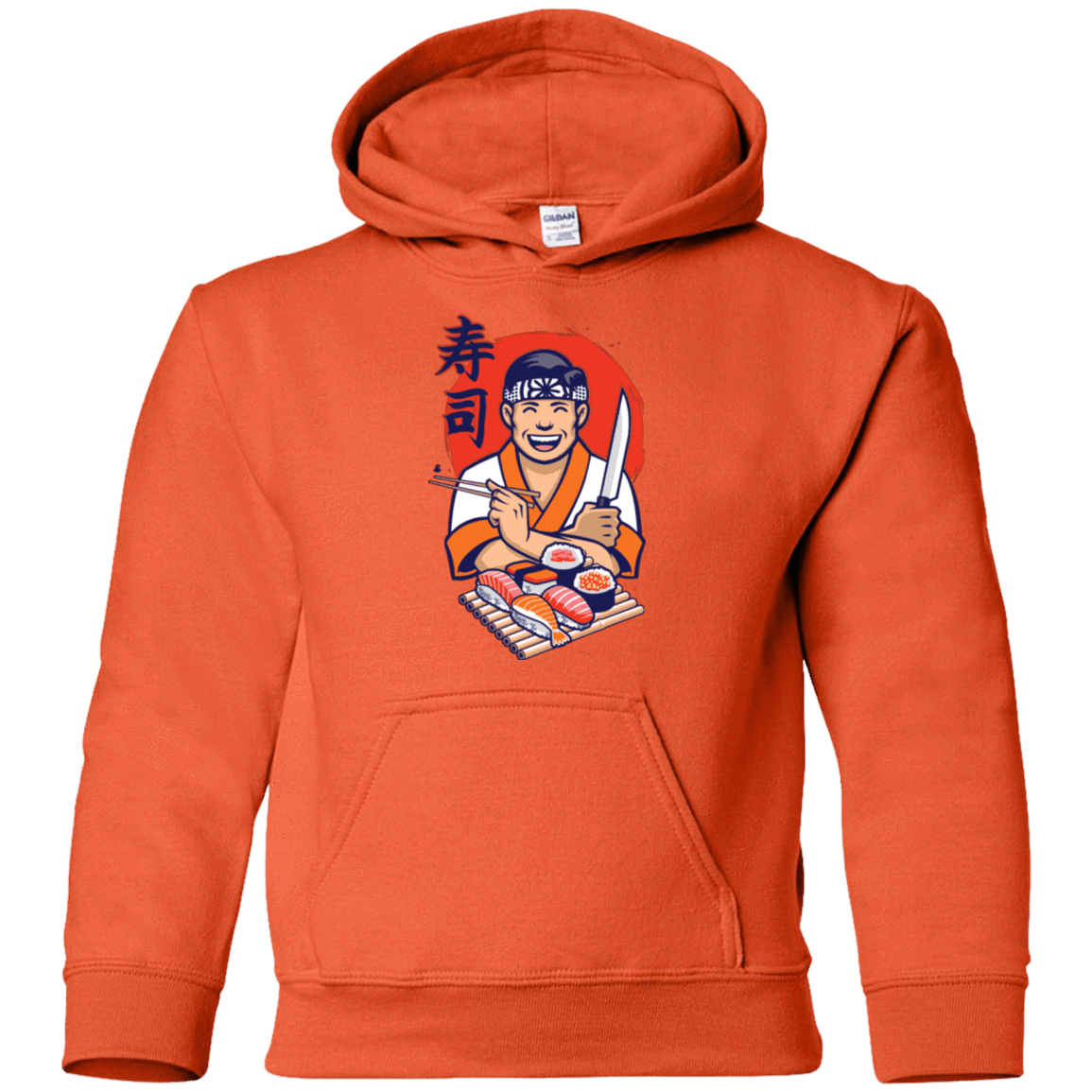 Sweatshirts Orange / YS DANIEL SAN SUSHI Youth Hoodie