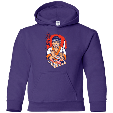 Sweatshirts Purple / YS DANIEL SAN SUSHI Youth Hoodie