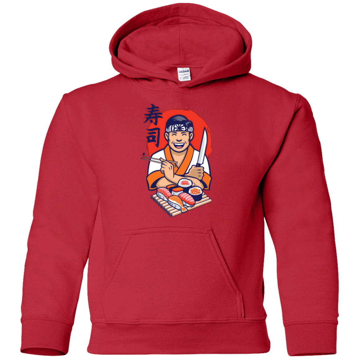 Sweatshirts Red / YS DANIEL SAN SUSHI Youth Hoodie