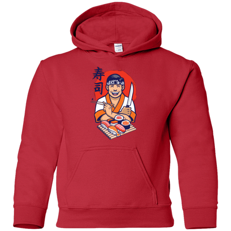 Sweatshirts Red / YS DANIEL SAN SUSHI Youth Hoodie