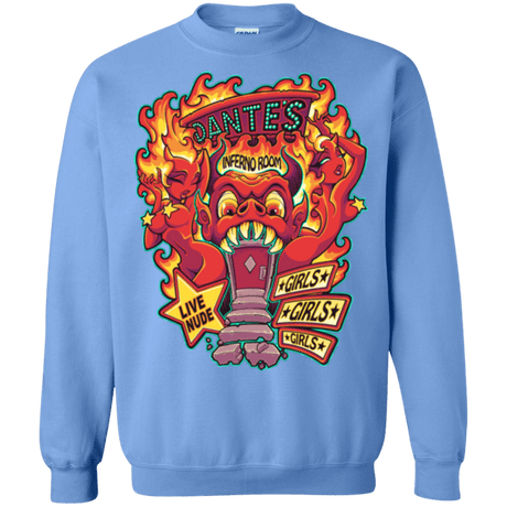 Sweatshirts Carolina Blue / Small Dantes Inferno Room Crewneck Sweatshirt