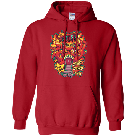 Sweatshirts Red / Small Dantes Inferno Room Pullover Hoodie