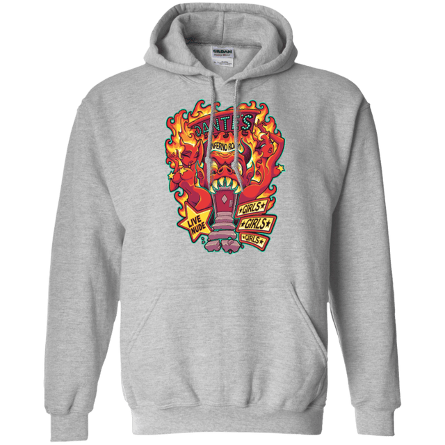 Sweatshirts Sport Grey / Small Dantes Inferno Room Pullover Hoodie