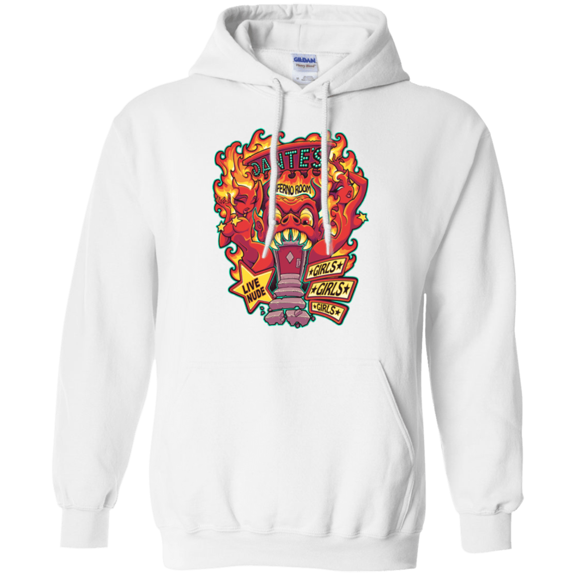 Sweatshirts White / Small Dantes Inferno Room Pullover Hoodie