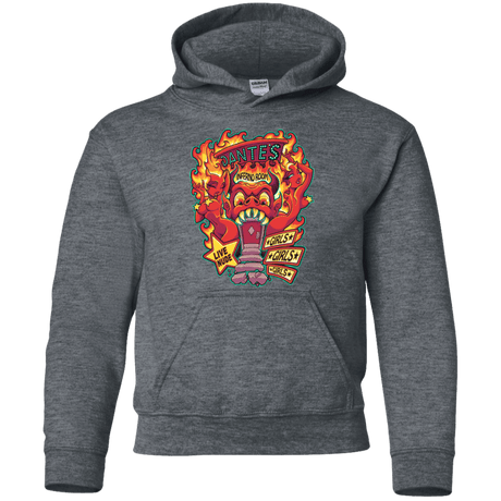 Sweatshirts Dark Heather / YS Dantes Inferno Room Youth Hoodie