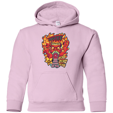 Sweatshirts Light Pink / YS Dantes Inferno Room Youth Hoodie