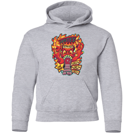 Sweatshirts Sport Grey / YS Dantes Inferno Room Youth Hoodie