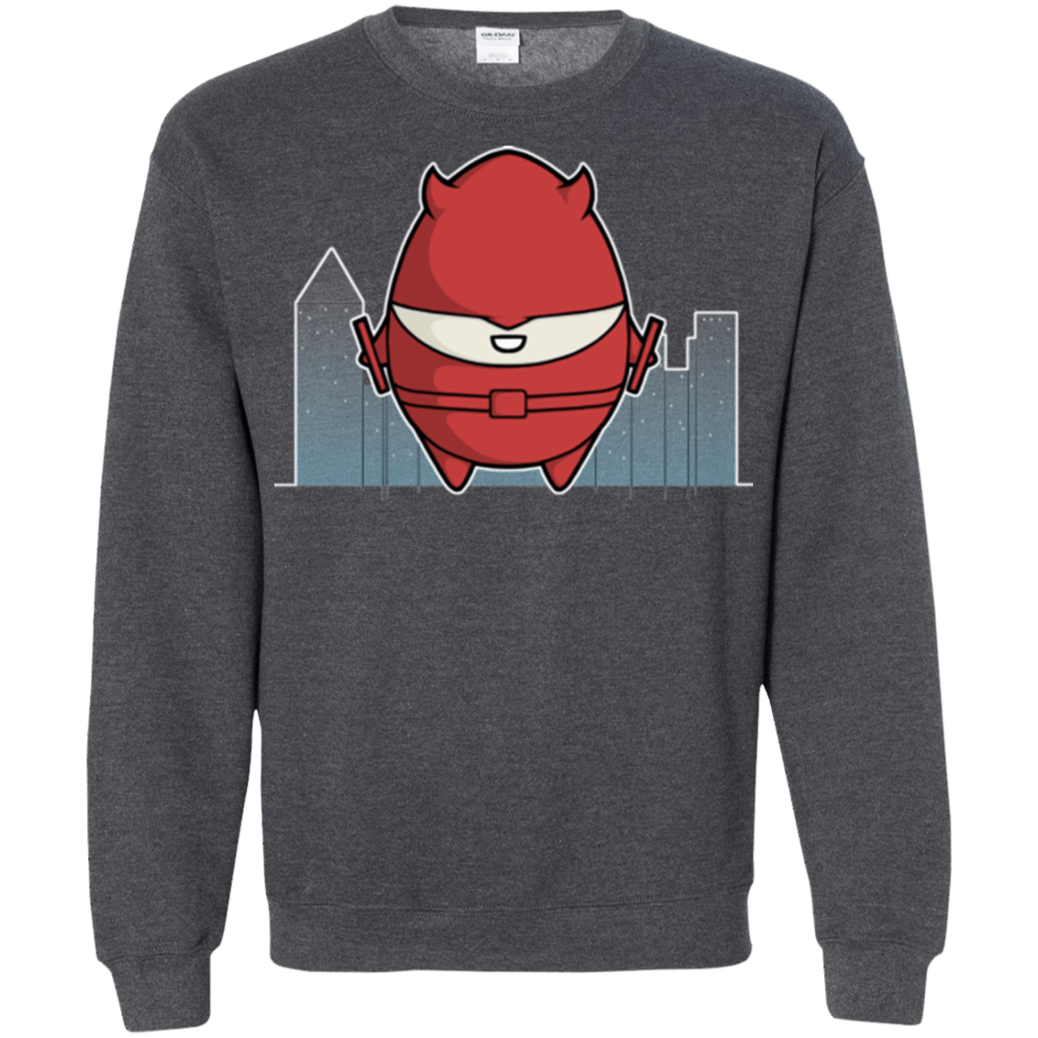 Sweatshirts Dark Heather / Small Dare Devilled Egg Crewneck Sweatshirt