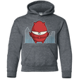 Sweatshirts Dark Heather / YS Dare Devilled Egg Youth Hoodie
