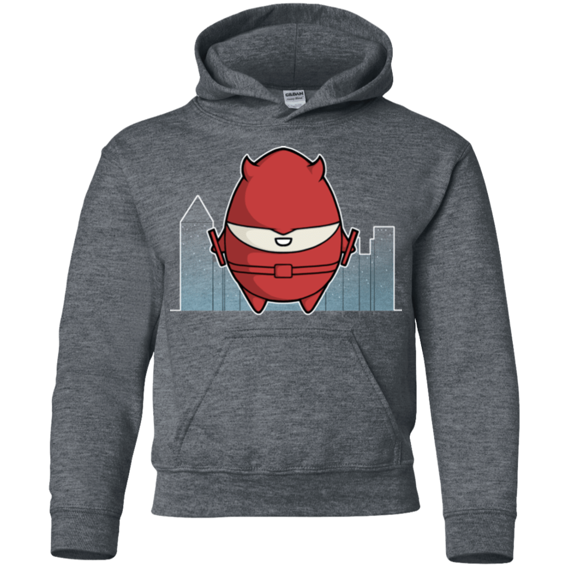 Sweatshirts Dark Heather / YS Dare Devilled Egg Youth Hoodie