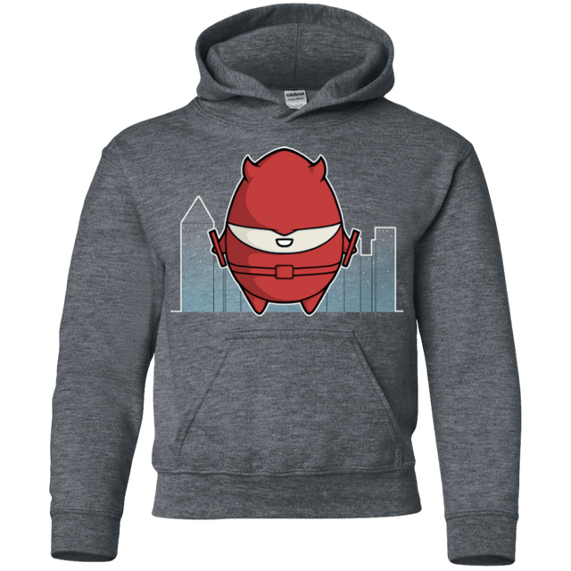 Sweatshirts Dark Heather / YS Dare Devilled Egg Youth Hoodie