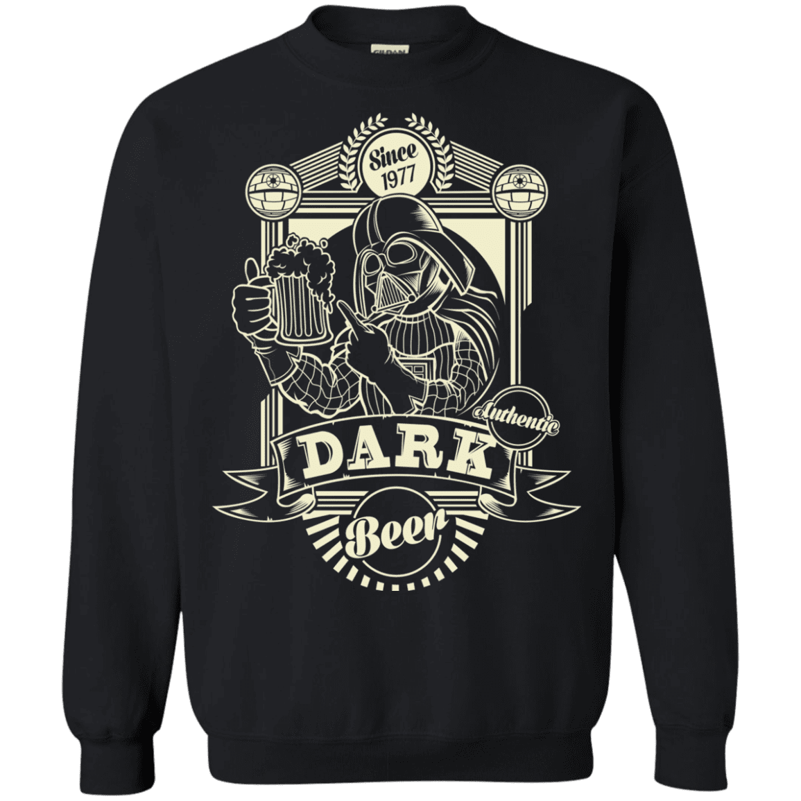 Sweatshirts Black / S Dark Beer Crewneck Sweatshirt