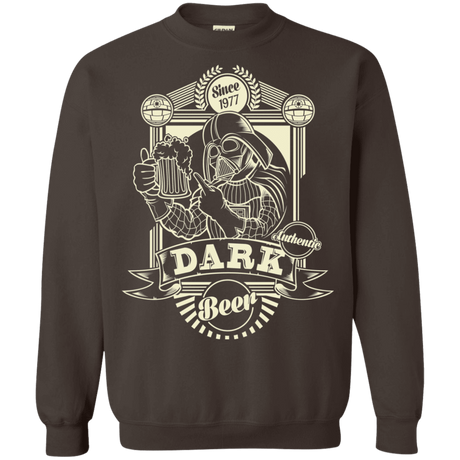 Sweatshirts Dark Chocolate / S Dark Beer Crewneck Sweatshirt