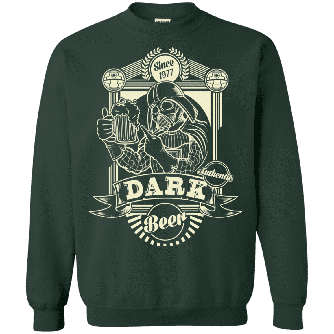 Sweatshirts Forest Green / S Dark Beer Crewneck Sweatshirt