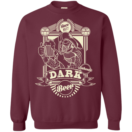 Sweatshirts Maroon / S Dark Beer Crewneck Sweatshirt