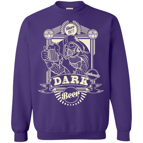 Sweatshirts Purple / S Dark Beer Crewneck Sweatshirt