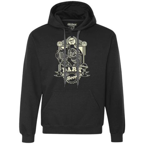 Sweatshirts Black / S Dark Beer Premium Fleece Hoodie