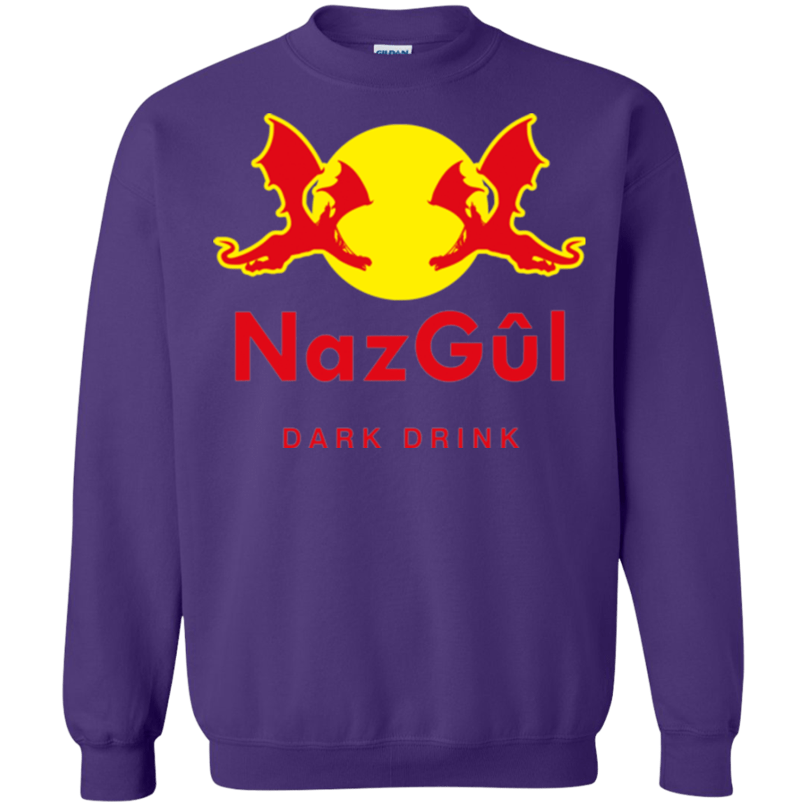 Sweatshirts Purple / Small Dark drink Crewneck Sweatshirt