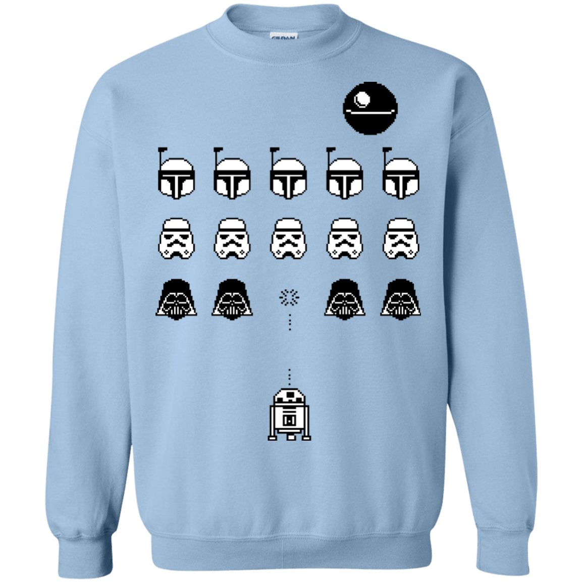 Sweatshirts Light Blue / Small Dark Invaders Crewneck Sweatshirt