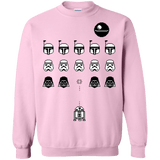 Sweatshirts Light Pink / Small Dark Invaders Crewneck Sweatshirt