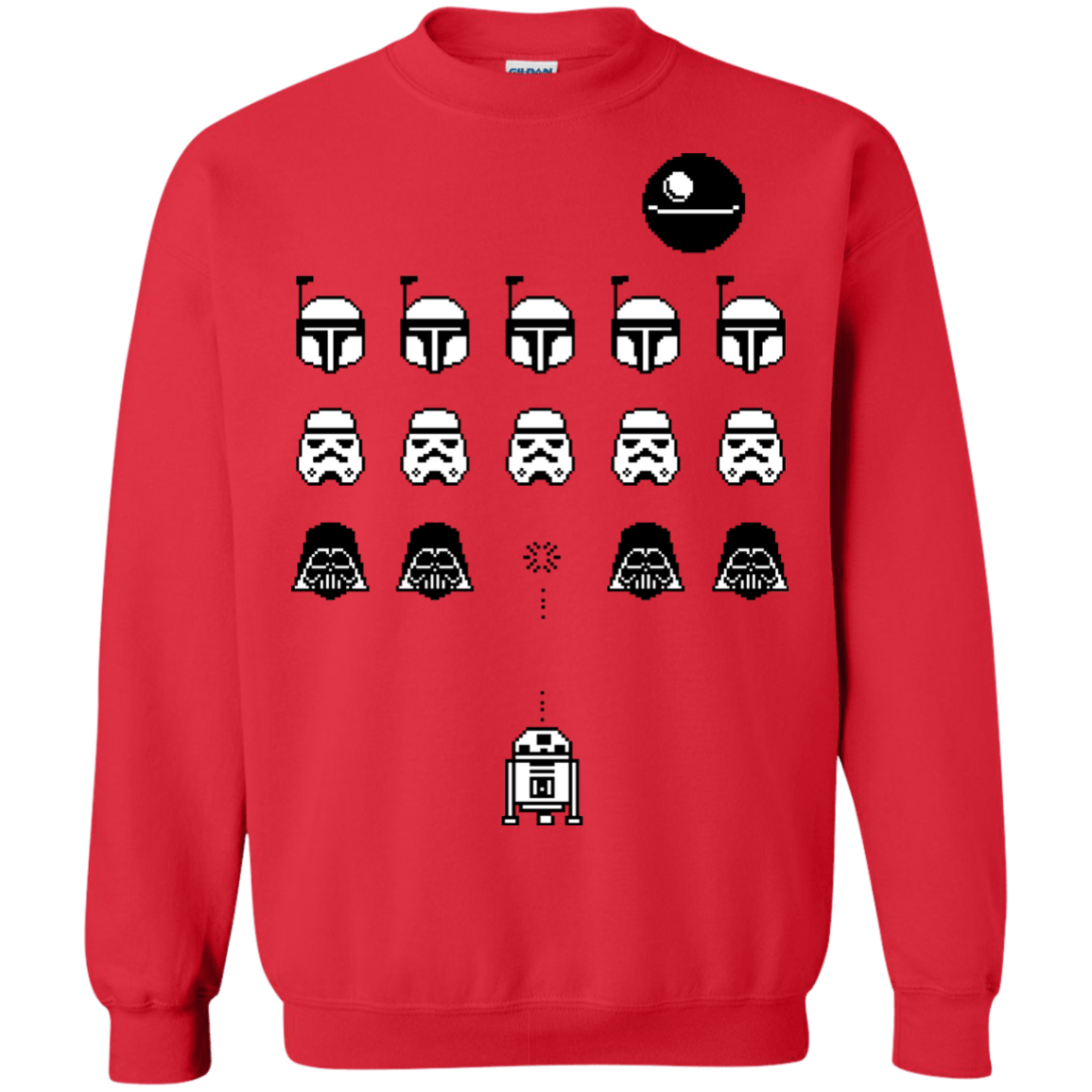 Sweatshirts Red / Small Dark Invaders Crewneck Sweatshirt