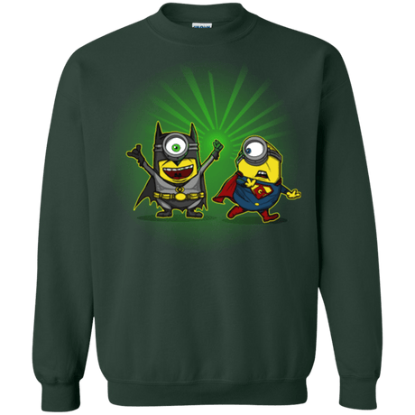 Sweatshirts Forest Green / Small Dark Minion VS False God Crewneck Sweatshirt