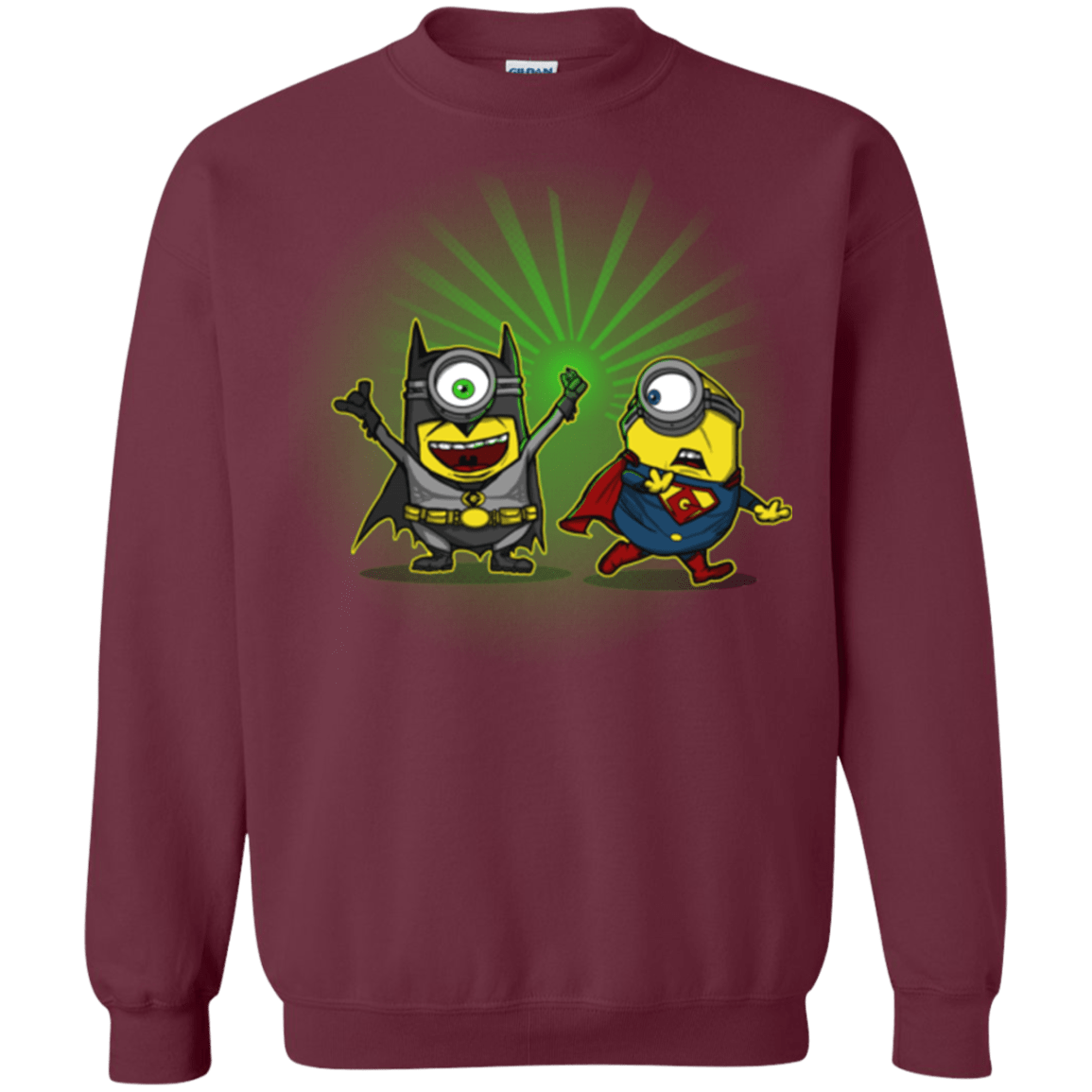 Sweatshirts Maroon / Small Dark Minion VS False God Crewneck Sweatshirt