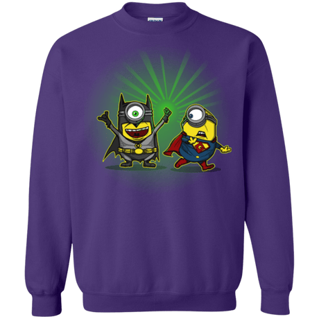 Sweatshirts Purple / Small Dark Minion VS False God Crewneck Sweatshirt