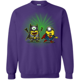Sweatshirts Purple / Small Dark Minion VS False God Crewneck Sweatshirt